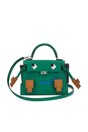 Hermes Epsom Kelly Doll Picto Handbag FWRD Renew