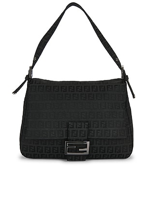 Fendi Zucchino Mama Baguette Shoulder Bag FWRD Renew