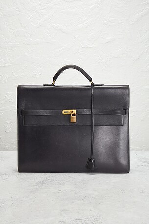 FWRD Renew Hermes Box Kelly Depeche 38 Briefcase