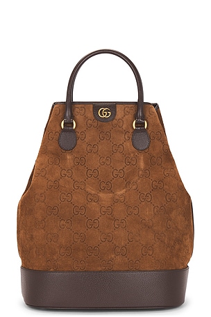 Gucci Suede Handbag FWRD Renew