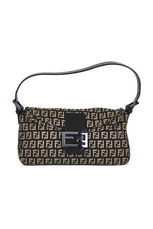 Fendi Zucchino Baguette Shoulder Bag FWRD Renew