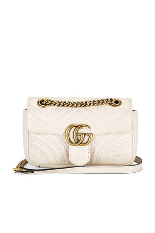 Gucci Mini GG Marmont Shoulder Bag FWRD Renew