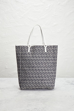 FWRD Renew Fendi Tote Bag in Blue