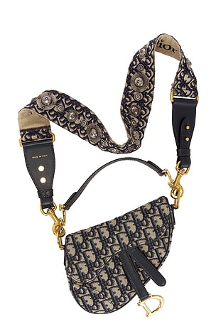 Dior Oblique Trotter Saddle Bag FWRD Renew