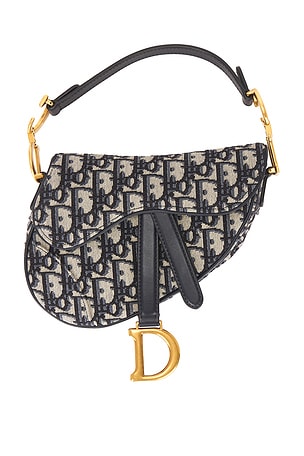 Dior Oblique Trotter Mini Saddle Bag FWRD Renew