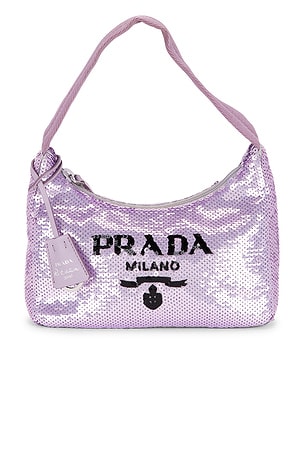 Prada Re-Edition 2000 Sequin Shoulder Bag FWRD Renew
