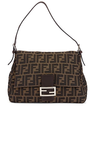 Fendi Zucca Mama Baguette Shoulder Bag FWRD Renew