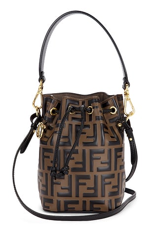 Fendi Vitello Liberty Mini F is Fendi Mon Tresor Bucket Bag FWRD Renew