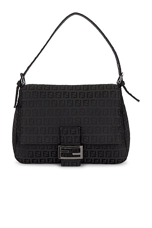 Fendi Zucchino Mama Baguette Shoulder Bag FWRD Renew