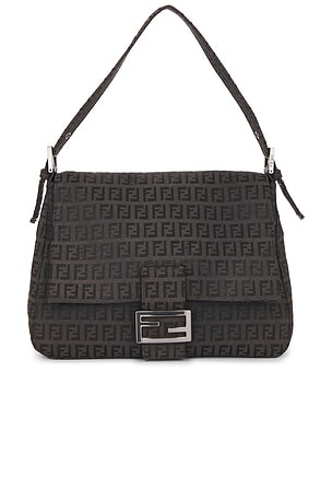 Fendi Zucchino Mama Baguette Shoulder Bag FWRD Renew