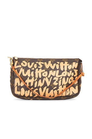 Louis Vuitton X Stephen Sprouse Monogram Graffiti Pochette Accessoires Shoulder Bag FWRD Renew