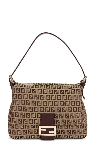 Fendi Zucca Mama Forever Baguette Shoulder Bag FWRD Renew