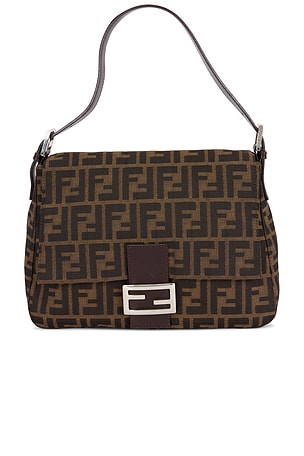 Fendi Zucca Mama Forever Baguette Shoulder Bag FWRD Renew