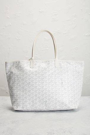 FWRD Renew Goyard Saint Louis PM Tote Bag in White