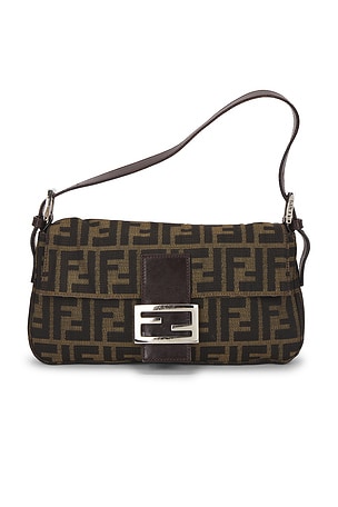 Fendi Zucca Baguette Shoulder Bag FWRD Renew