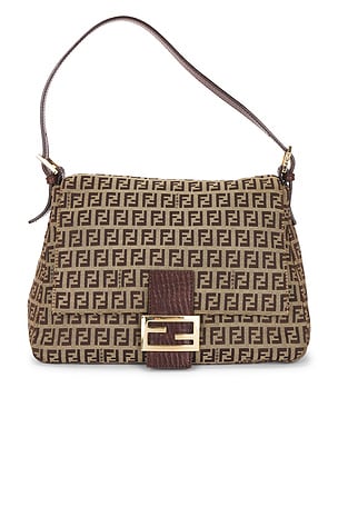 Fendi Zucchino Baguette Shoulder Bag FWRD Renew