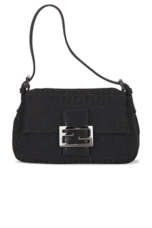 Fendi Zucchino Mini Mama Baguette Shoulder Bag FWRD Renew