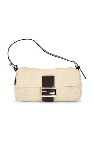 Fendi Zucca Baguette Shoulder Bag FWRD Renew