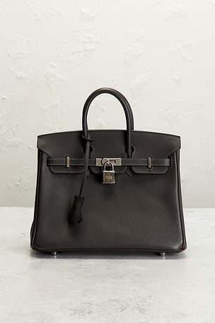 FWRD Renew Hermes Epsom Birkin 25 Handbag in Grey