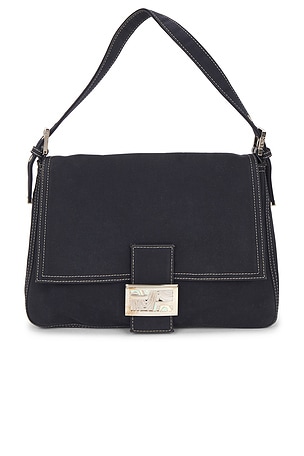 Fendi Denim Mama Baguette Shoulder Bag FWRD Renew