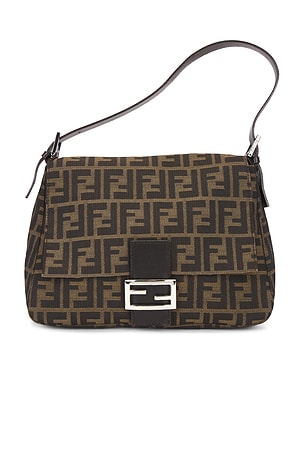 Fendi Zucca Mama Forever Baguette Shoulder Bag FWRD Renew