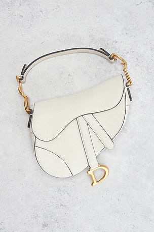 Fwrd renew bolso dior en color blanco