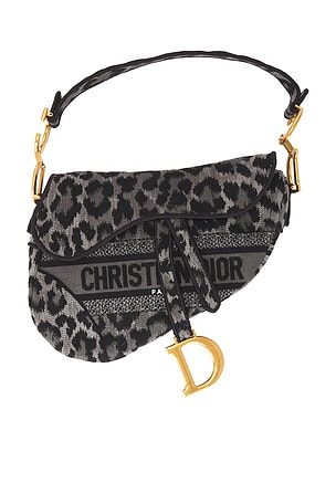 Dior Mizza Embroidered Saddle Bag FWRD Renew