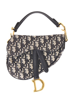 Dior Trotter Oblique Mini Saddle Bag FWRD Renew