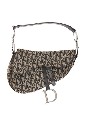 Dior Trotter Oblique Saddle Bag FWRD Renew