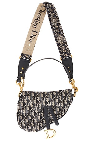Dior Trotter Oblique Saddle Bag FWRD Renew