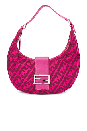 Fendi Zucca Croissant Hobo Bag FWRD Renew