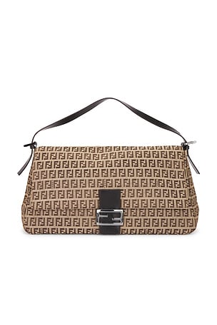 Fendi Zucchino Baguette Shoulder Bag FWRD Renew