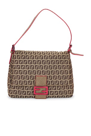Fendi Zucchino Mama Baguette Shoulder Bag FWRD Renew