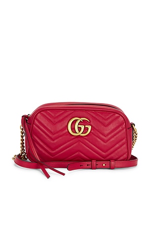 Gucci Mini GG Marmont Shoulder Bag FWRD Renew