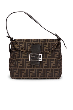 Fendi Zucca Mama Baguette Shoulder Bag FWRD Renew