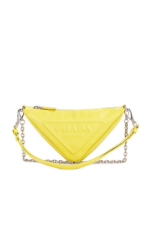 Prada Mini Triangle Shoulder Bag FWRD Renew