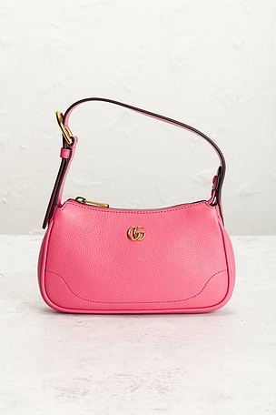 FWRD Renew Gucci Mini Aphrodite Shoulder Bag in Pink