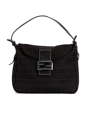 Fendi Zucchino Mama Baguette Shoulder Bag FWRD Renew