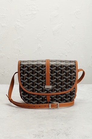 FWRD Renew Goyard Belvedere III PM Messenger Bag in Black