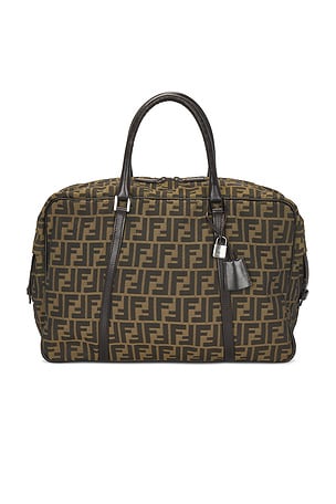 Fendi Zucca Boston Bag FWRD Renew