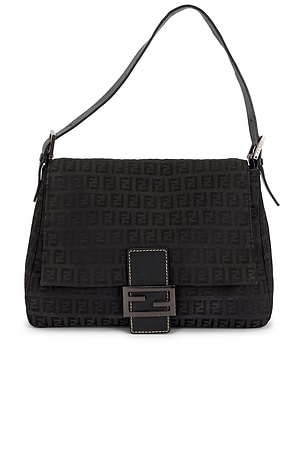 Fendi Zucchino Baguette Shoulder Bag FWRD Renew