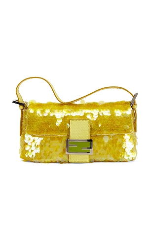Fendi Sequin Baguette Shoulder Bag FWRD Renew