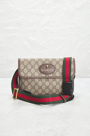 FWRD Renew Gucci Neo Vintage Belt Bag in Beige