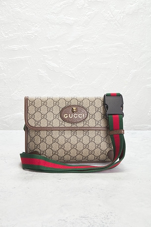 FWRD Renew Gucci Neo Vintage Belt Bag in Beige