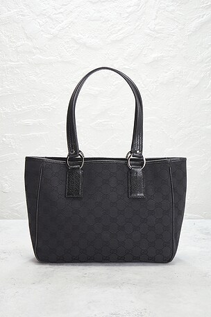 FWRD Renew Gucci Tote Bag in Black