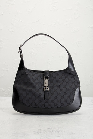 FWRD Renew Gucci Jackie 1961 Hobo Bag in Black