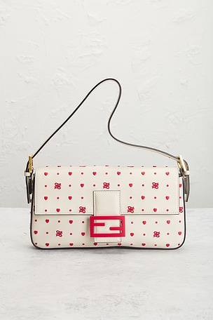 Fwrd renew bolso fendi en color blanco