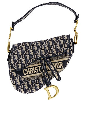 Dior Trotter Oblique Saddle Bag FWRD Renew