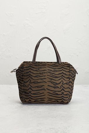 FWRD Renew Fendi Zebra Handbag in Brown