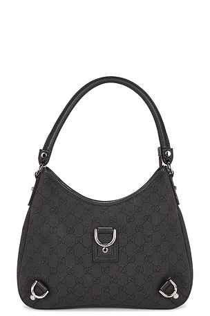 Gucci Denim Abbey Shoulder Bag FWRD Renew